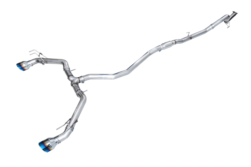 Honda Civic Si Performance Exhaust - AWE Tuning - Cat Back, Track Edition, Dual Vapor - Blue - `22-`26